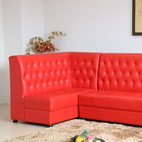 (SP-KS391) Mobilier de restaurant rembourré à prix abordable pour intérieur, banquette de restaurant