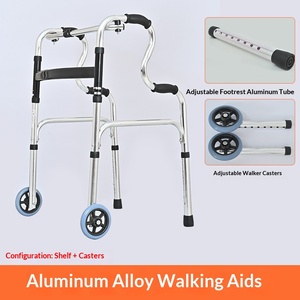 Stainless Steel <b>Walker</b> Aid for <b>Elderly</b> AntiSlip Walking Mobility Aid for Seniors Patients - Product Image 4