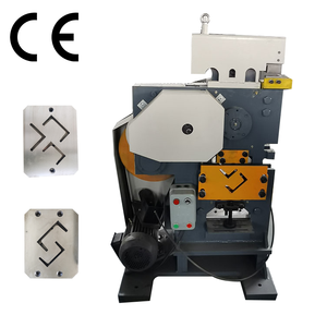 Strumento per la fabbricazione di barre rotonde piatte con canale angolare in acciaio per la costruzione e la lavorazione dei metalli macchina per punzonatura e taglio - Product Image 1