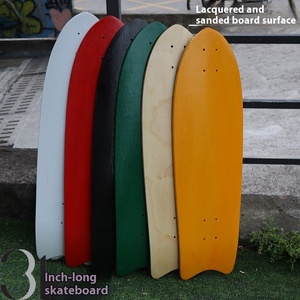Venta al por mayor de alta calidad personalizable 31*10 pulgadas color Arce tierra tabla de surf cubierta Tabla de peces superficie adecuada para deportes al aire libre - Product Image 3