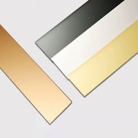 Bande auto-adhésive décorative d'acier inoxydable pour la décoration de meubles de plafond de mur