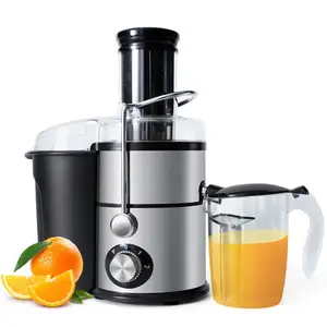 Real Factory Juicer Maker Machine 800W 2 Speed Centrifugal Juicer Extractor Temperature Control Wide Mouth High Yield Juicer