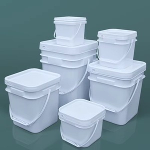 Seaux carrés et rectangulaires en plastique Couvercle portatif Recyclable Matériau PE PP de qualité alimentaire utilisé pour le stockage de l'eau et de l'essence - Product Image 4