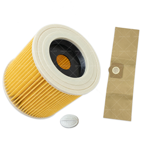 OEM <span class=keywords><strong>aspirateur</strong></span> <span class=keywords><strong>pièces</strong></span> de rechange accessoire sac à poussière filtre Hepa pour Karchers 64145520 6.414-552.0 A2004 A2204 A2656 MV2 <span class=keywords><strong>WD2</strong></span> WD3 - Product Image 1