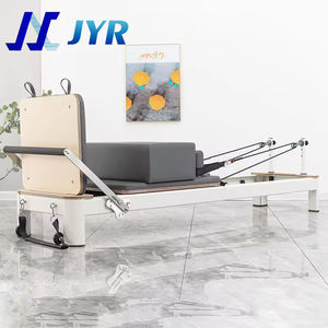 2024 nueva personalización <span class=keywords><strong>comprar</strong></span> Reformer <span class=keywords><strong>Pilates</strong></span> equipo clásico <span class=keywords><strong>Pilates</strong></span> <span class=keywords><strong>cama</strong></span> aleación de aluminio pequeña <span class=keywords><strong>cama</strong></span> blanca - Product Image 3