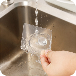ganchos transparentes para puertas, ganchos para ropa sin clavos para cocina, ganchos sin rastro, ganchos adhesivos para baño - Product Image 3