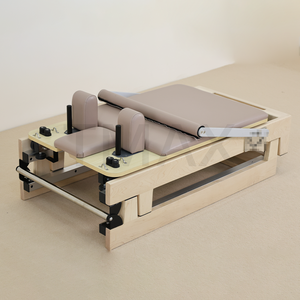 Reformer de Pilates Plegable Profesional con Marco de Madera de Arce, Equipo de Fitness para Ejercicios Corporales y Entrenamiento de Fuerza - Product Image 6