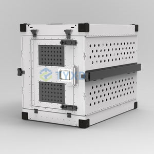 Küçük, orta, büyük, X büyük, XXL istiflenebilir en iyi ağır hizmet katlanabilir köpek seyahat sandık anksiyete katlanabilir evcil hayvan evi kafes - Product Image 5