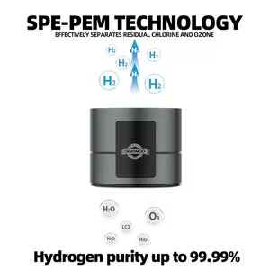 Best Verkopende Groothandel Spe Pem Usb Oplaadbare Draagbare Waterstof Generator H2 Rijk Glas Water Thermosfles Voor Huishoudelijk Gebruik - Product Image 5