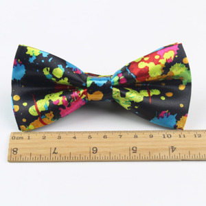 2019 de los hombres corbata de lazo de alta calidad Flexible pajarita suave corbata suave mate mariposa patrón decorativo de Color sólido lazos - Product Image 3
