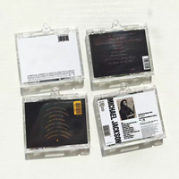 Vente flash : Porte-clés personnalisés en acrylique avec mini-albums CD de Michael Jackson, le roi de la pop, avec puce NFC, vente en gros de marchandises d'album