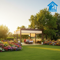Pergola bioclimatique moderne en aluminium Sweet Home avec toit à lames orientables, robuste, pour extérieur, gazebo sur mesure, jardin, patio