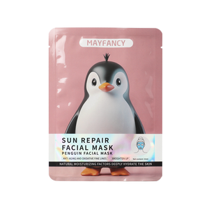 <span class=keywords><strong>Masque</strong></span> facial imprimé <span class=keywords><strong>pingouin</strong></span> <span class=keywords><strong>Masque</strong></span> de beauté hydratant et raffermissant Soins de la peau personnalisables Masques en feuille Oem - Product Image 1