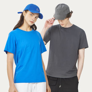 Camiseta de Cuello Redondo Lisa de Alta Calidad, 180 g/m², Premium, Personalizable, de Lujo, Cómoda, Talla Grande para Hombre, con Impresión de Logotipo Personalizado - Product Image 2