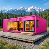 Maison conteneur modulaire en acier préfabriquée sur mesure, extensible, avec design artisanal pour solutions de chambres d'hôtel et d'ateliers