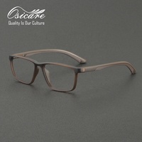 Lunettes de sport de style designer Osicare, monture carrée en plastique PEI et acier, ultra légères, vente en gros de montures de lunettes de sport