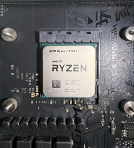 Rvzen 7 5700X ซีพียูเดสก์ท็อปแบบปลดล็อค 8 คอร์ 16 เธรด 3 ปี Zen PC นาโนเมตร 65W บรรจุกล่อง AMD Rvzen 7 5700X 8-คอร์ - Product Image 1
