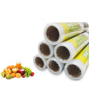 Film étirable transparent en PVC de qualité alimentaire, rouleau jumbo, logo personnalisé, OEM, emballage alimentaire, conservation de la fraîcheur, taille personnalisée - Product Image 3