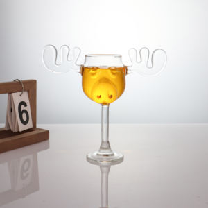 8 Oz Clear National Lampoon'S Navidad Vacaciones Griswold Moose Taza Crystal Clear Retro Cristalería Flautas Copas - Product Image 2