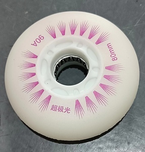 Ruote per Pattini in Linea YSMLE ad Alta Elasticità con Illuminazione Notturna, Ruote LED ad Alto Rimbalzo per Pattini a Rotelle Lampeggianti - Product Image 2