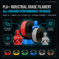 Harga Pabrik PLA+ PLA Plus Filamen Printer 3D 1.75mm 1KG FDM Material Ketangguhan Tinggi Lebih Kuat Dari PLA Standar Permukaan Halus