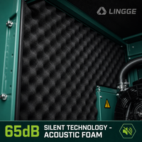 Groupe électrogène diesel silencieux 22 kW 27,5 kVA avec moteur Cummings, triphasé 230 V 380 V 50 Hz, pour usage domestique et commercial de secours
