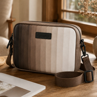 Sac bandoulière croisé en nylon tendance, nouveau modèle, forme croissant, petit format, avec sangle réglable pour femme – Vente flash