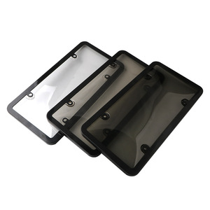 Paquete <span class=keywords><strong>de</strong></span> 2 cubiertas protectoras negras para matrícula <span class=keywords><strong>de</strong></span> coche - Product Image 5