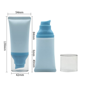 Tùy Chỉnh 50Ml Màu Xanh Báo Chí Tay Kem Cơ Thể Kem Dưỡng Da Sữa Rửa Mặt Ống Mềm Mỹ Phẩm <span class=keywords><strong>Container</strong></span> Chai Rỗng Vật Liệu Đóng Gói - Product Image 2