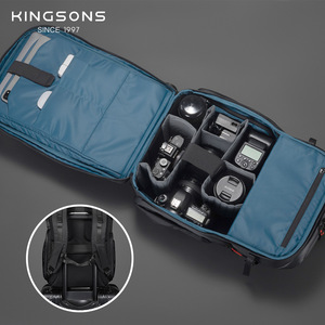Kingsons <b>Photography</b> <b>Backpack</b> 20-35L Water Resistant For Dslr Slr Mirrorless Camera Travel Use - Product Image 2