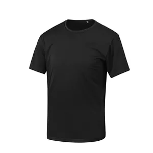 Camiseta de spandex com impressão de logotipo personalizada, camiseta plus size de spandex com estampa de logotipo, para meninos e homens, unissex
