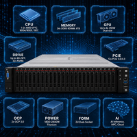 Serveur en rack 2U WR5225 G3, double socket AMD EPYC, DDR5, PCIe 5.0, virtualisation, testé en entreprise