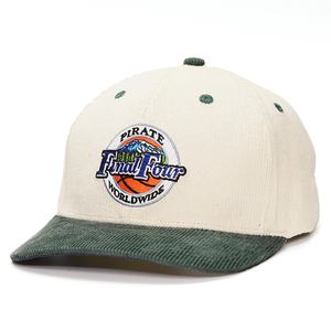 Gorras de Pana con 6 Paneles, Logotipo Bordado en 3D Personalizado, Gorras Estructuradas con Cierre a Presión - Product Image 4