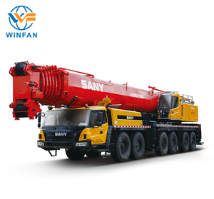 מנוף משאית סאני STC250T5 משומש במשקל 25 טון, מערכת הידראולית, פעולה גמישה לבנייה עירונית - Product Image 3