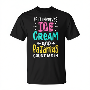 T-shirt promozionale Pajama Party Ice Cream - Product Image 2
