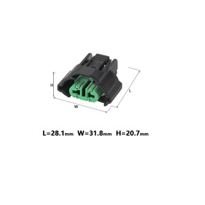 Conector Impermeable para Toyota Mazda H11 H9, 2 Pines, Negro, Plástico, Enchufe para Auto 6189-0935 - Product Image 4