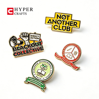 Hypercrafts OEM – Épingles de revers en métal en gros, alliage de zinc moulé sous pression, badges en émail dur, logo d'usine pour cadeaux d'entreprise et souvenirs