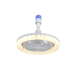 Ventilateur de plafond avec lumière LED encastrée 36V 50W, pales en plastique pour chambre et salon - Product Image 2