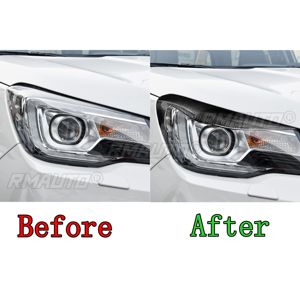 2 Piezas de Cubiertas Decorativas para Faros Delanteros de Fibra de Carbono para Subaru Forester 2013 2014 2015 2016 2017 2018 - Product Image 4