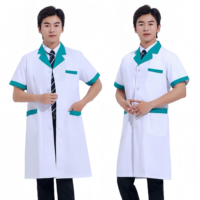 2025 unisexe meilleure qualité à manches longues manteau de médecin uniformes d'hôpital pour la conception de manteau d'infirmière de pharmacie et de laboratoire