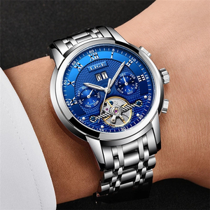 <span class=keywords><strong>Reloj</strong></span> de Pulsera <span class=keywords><strong>Lige</strong></span> Último Modelo 9841, <span class=keywords><strong>Reloj</strong></span> Mecánico Automático de Moda, Marca Superior, Estilo Casual para Hombre, Resistente al Agua, Relogio - Product Image 4