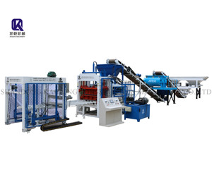 Máquina de Fabricación de Bloques Totalmente Automática de Alta Eficiencia con Motor PLC para Pavimentación de Concreto y Ladrillos de Ceniza Volante Entrelazados - Precio de Fábrica - Product Image 1