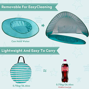 해변 텐트 우산 팝업 휴대용 햇빛 가리개 수영장 여름 야외 텐트 아기 어린이 공원 해변 그늘막 - Product Image 5