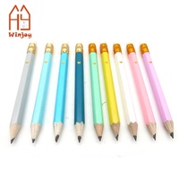Demi crayon écologique avec gomme pour bébé jeux de douche nuptiale faveurs de mariage petits crayons de poche pré affûtés HB crayon de golf personnalisé