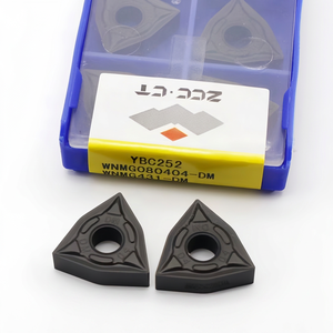 Insertos de Carburo ZCC.CT WNMG080404-DM YBC251 YBC252 de Alta Precisión, Venta al por Mayor de Fábrica - Especial para Piezas de Acero - Product Image 3