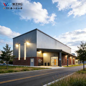 Taller con Estructura de Acero, Garaje Industrial, Viga de Acero en Forma de H Sólida y Duradera con Certificación ISO, Vida Útil de 50 Años - Product Image 1