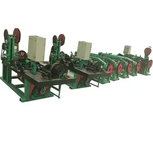 Electro Galvanized Wire Barbed Wire Making Machines Production Line