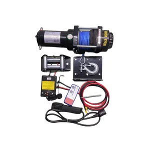 Wholesale Price 12V/24V 4*4 Electric Capstan Winch 15000lbs With Steel Rope