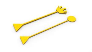 Disesuaikan Tahan Lama <span class=keywords><strong>Food</strong></span> <span class=keywords><strong>Grade</strong></span> Kualitas Bahan Plastik Swizzle <span class=keywords><strong>Stir</strong></span> Sticks dengan Mahkota untuk Mengaduk Koktail dan Minuman Campuran - Product Image 6