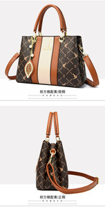 Nouveaux sacs de luxe pour femmes, sacs à main de créateurs, grande capacité, sac bandoulière, sac à main en cuir PU, sac fourre-tout décontracté personnalisé - Product Image 4